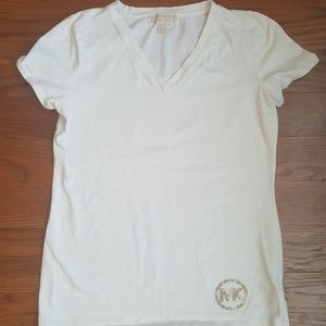 michael kors t shirt gold